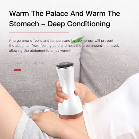 Massage Device for the Neck, the Head & the Body with Vibration and Heating Function Gray