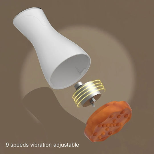 Massage Device for the Neck, the Head & the Body with Vibration and Heating Function Gray