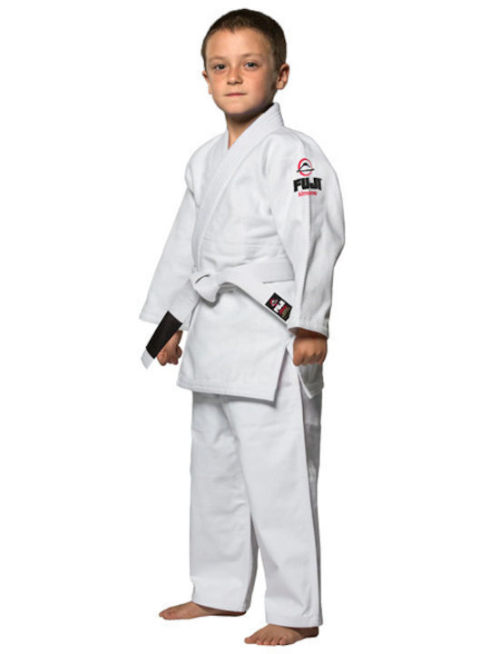 Fuji Around Copii Cardigan Jiu Jitsu brazilian Alb