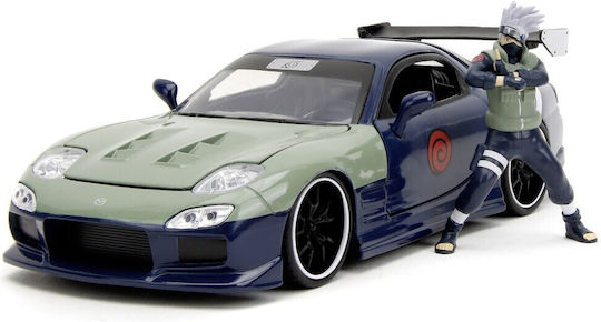 Jada Toys Naruto: Kakashi Hatake & 1993 Mazda Rx-7 Vehicle Figure height 20cm at Scale 1:24