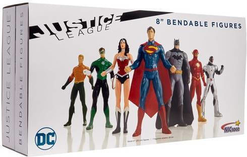 NJ Croce DC Comics Комплект 7 Фигури Лигата На Справедливостта Фигура 20см 7 Бройки