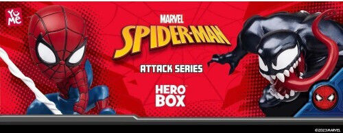 Yume Hero Box Marvel Figure Bundle Spider-man Attack Series Random 8-10cm 1τμχ