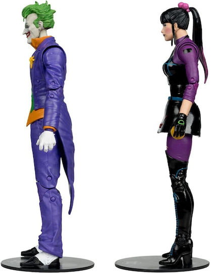 Dc Multiverse Gold Label Joker & Punchline 2-pack Φιγούρα Δράσης 18cm
