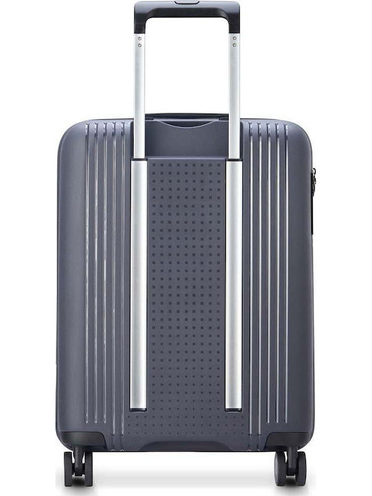 Delsey Ordener Medium Hard Gray Suitcase With 4 Wheels Height 66cm