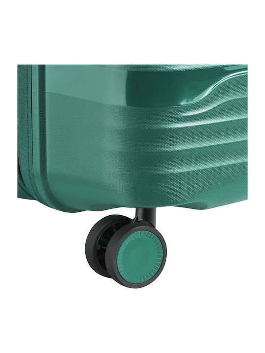 Securitech by Delsey Μεγάλη Βαλίτσα Ταξιδίου Σκληρή Dune Green με 4 Ρόδες Ύψους 76εκ.