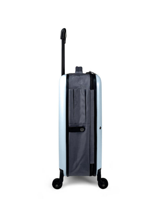 Pegasus Βαλίτσα Ταξιδίου Καμπίνας Σκληρή Sky Blue με 4 Ρόδες Ύψους 55εκ.