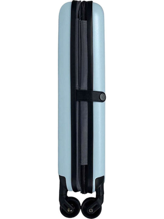 Pegasus Βαλίτσα Ταξιδίου Καμπίνας Σκληρή Sky Blue με 4 Ρόδες Ύψους 55εκ.