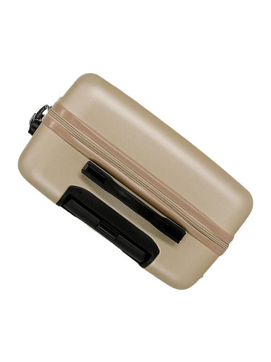 Roll Road Flex Große Hart Goldene Reisekoffer mit 4 Rädern Höhe 75cm