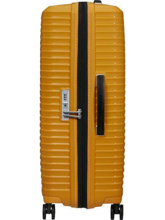 Samsonite Upscape Valiză Mare De Călătorie Tough Galbenă Cu 4 Roți Înălțime 75cm