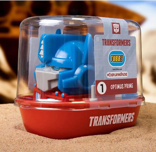 Transformers Βoxed Tubbz Optimus Prime Φιγούρα Παπάκι Μπάνιου 5cm