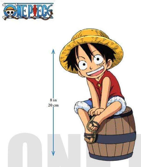 Teknofun One Piece: Luffy On A Barrel - Light Φιγούρα 28εκ.