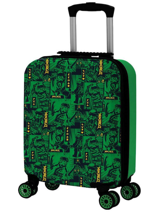 LEGO Ninjago Green Play Date Cabin Hard Suitcase Green With 4 Wheels Height 46cm