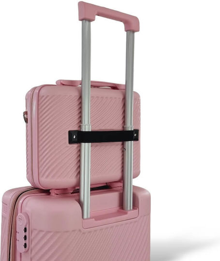 Forecast Cabin Travel Suitcase Hard Pink with 4 Wheels