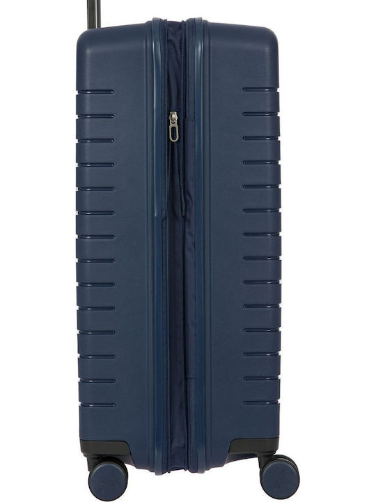 Bric's Milano Ulisse Große Hartkoffer Blau mit 4 Rädern Höhe 71cm