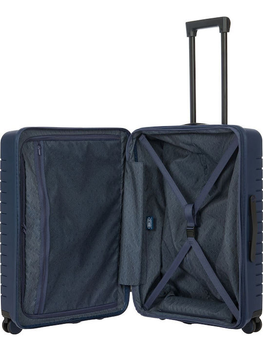 Bric's Milano Ulisse Große Hartkoffer Blau mit 4 Rädern Höhe 71cm