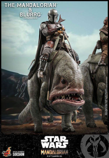 Hot Toys Star Wars: The Mandalorian & Blurrg The Mandalorian Φιγούρα Δράσης ύψους 37εκ. σε Κλίμακα 1:6