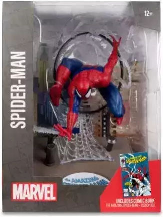 Mcfarlane Toys Marvel Pvc Statue 1/6 Spider-man Amazing Spider-man #301 30 Cm Mcf14771