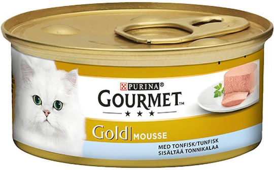 Purina Gourmet Gold Wet Food for Adult Cats in Cans with Tuna 85gr