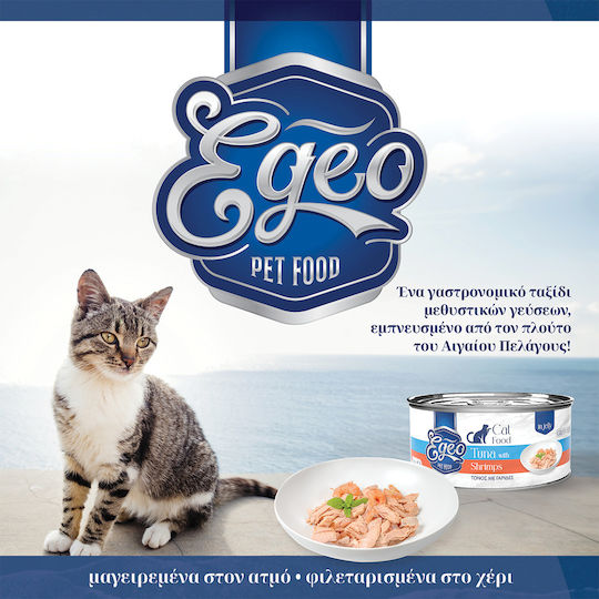 Nassfutter für Erwachsene Katzen in Dose mit Thunfisch ohne Getreide 85gr
