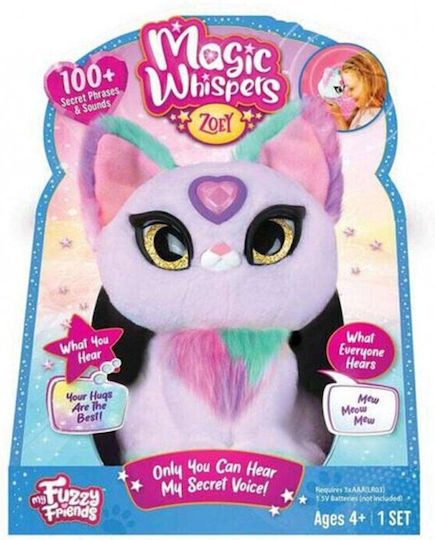 Giochi Preziosi Plush Kitten My Fuzzy Friends Magic Whispers Kitties for 4+ Years 17 cm (Various Designs) 1pc