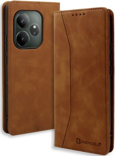 Bodycell Buchen Sie Synthetisches Leder / Leder Braun (Realme GT 6)