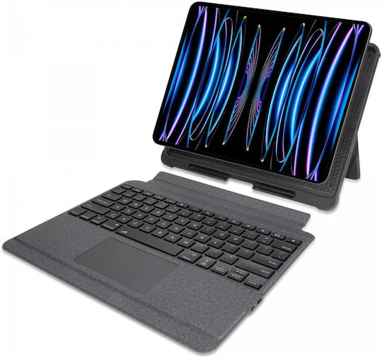 Buddi Thorn Flip Cover With Keyboard In International English Black (iPad Air 13" 2024/2025/2026)