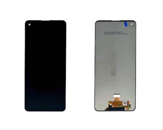 Οθόνη με Μηχανισμό Αφής για Samsung Galaxy A21s (Μαύρο)