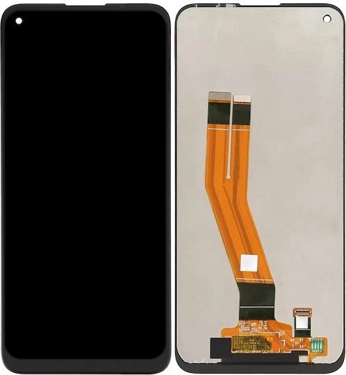 Екран със Сензорен Механизъм за Galaxy M11 (Черен)