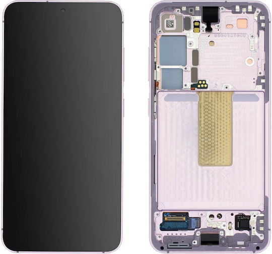 Οθόνη mit Touch-Mechanismus für Galaxy S23+ (Rosa)
