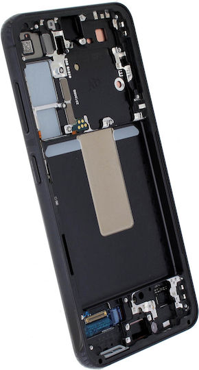 Samsung Οθόνη Service Pack mit Touch-Mechanismus und Rahmen für Samsung S23 (Graphite / Gray)