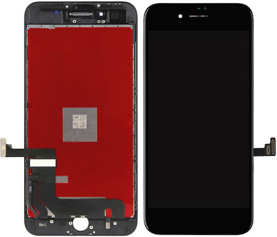 Екран със Сензорен Механизъм за iPhone 8 Плюс (Черен)