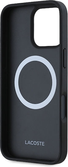 Lacoste Monogram Vintage Logo Magsafe Back Cover Πλαστικό Navy Μπλε (iPhone 16 Pro)