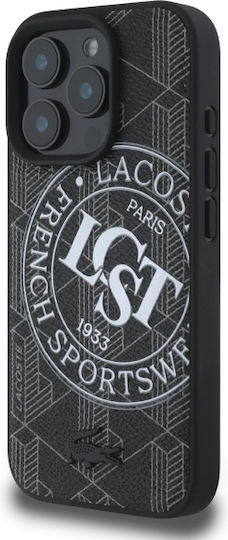 Lacoste Mono Sportswear Magsafe Back Cover Πλαστικό Μαύρο (iPhone 16 Pro Max)