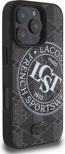 Lacoste Mono Sportswear Magsafe Back Cover Πλαστικό Μαύρο (iPhone 16 Pro Max)