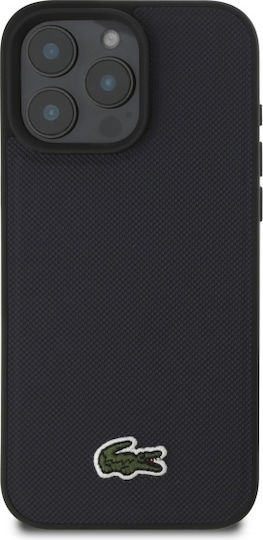 Lacoste Iconic Petit Pique Magsafe Back Cover Plastic Navy Blue (iPhone 16 Pro)