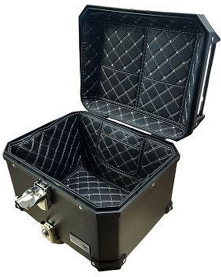 Maximus Motorcycle Top Case 57lt Black