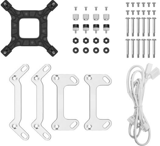 Deepcool LT360 Water Cooling System AIO CPU with 3 Fans 120mm and ARGB Lighting White