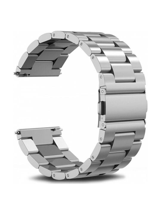 Flat Buckle Каишка Сребрист (Huawei Watch GT/GT Pro 2/3/4/5 / Ultimate 46mm)