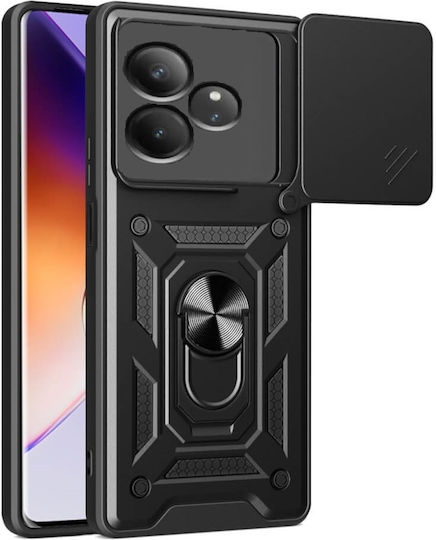 Carcasă Bodycell Armor Slide pentru Realme GT 6 5G/GT 6T 5G Negru