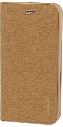 Vennus Book Δερματίνης Χρυσό (iPhone 12 mini)