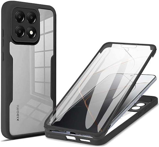 Techsuit Colorverse 360 Full Cover Silicone Black (Xiaomi 14T Pro)