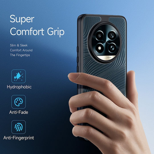 Dux Ducis Aimo Series Umschlag Rückseite Silikon mit Band Schwarz (Realme 13 Pro / 13 Pro+)
