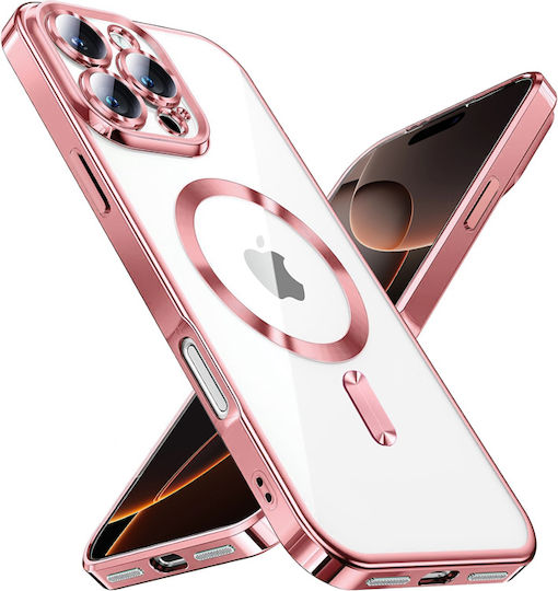 Orso Camera Protection Bare Look Silicone Rose Gold (iPhone 16 Pro Max)