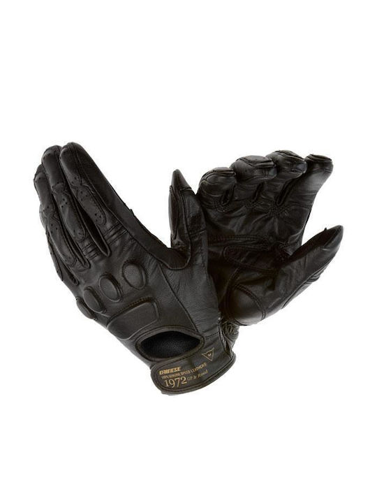 Dainese BlackJack Sommer Herren Motorradhandschuhe Leder Schwarz