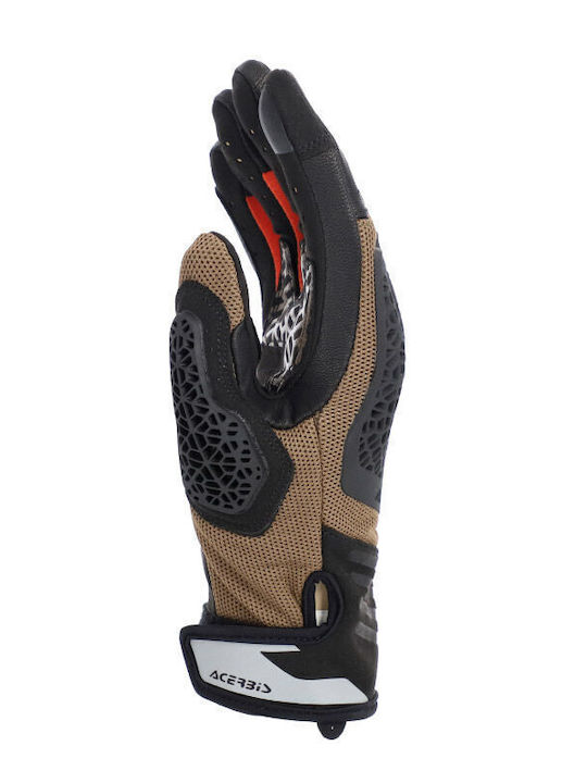Acerbis Crossover Sommer Herren Motocross-Handschuhe Brown/Orange