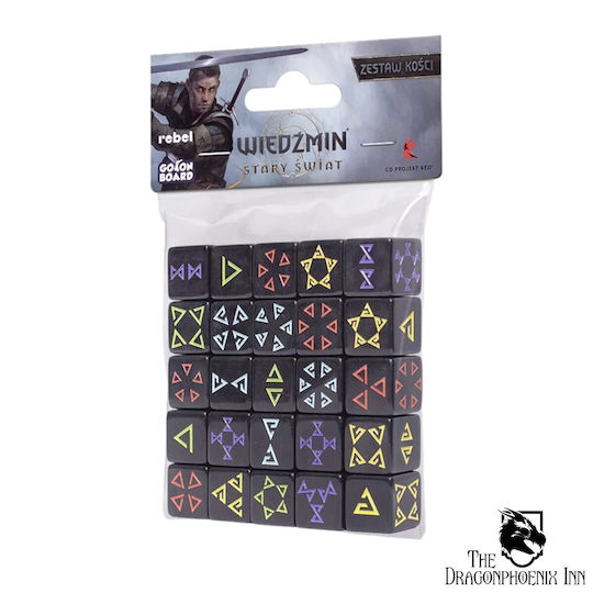 Rebel The Witcher The Witcher Old World Additional Dice Set Dice