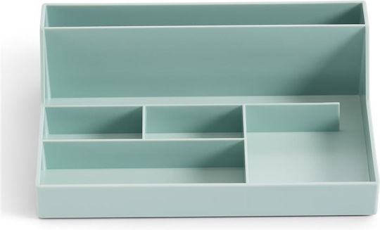 Kunststoff Schreibtischorganisator in Grün Farbe 1Stück 17.5x7.2x25cm