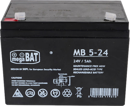 Baterie Gel 24v/5ah Vehicule Electrice pentru Copii Piesă de Schimb