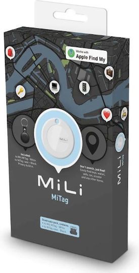 MiLi MiTag Apple Find My Μαύρο 4τμχ