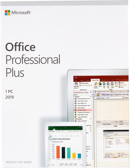 Microsoft Office Professional Plus 2019 Многоезичен за 1 Потребител